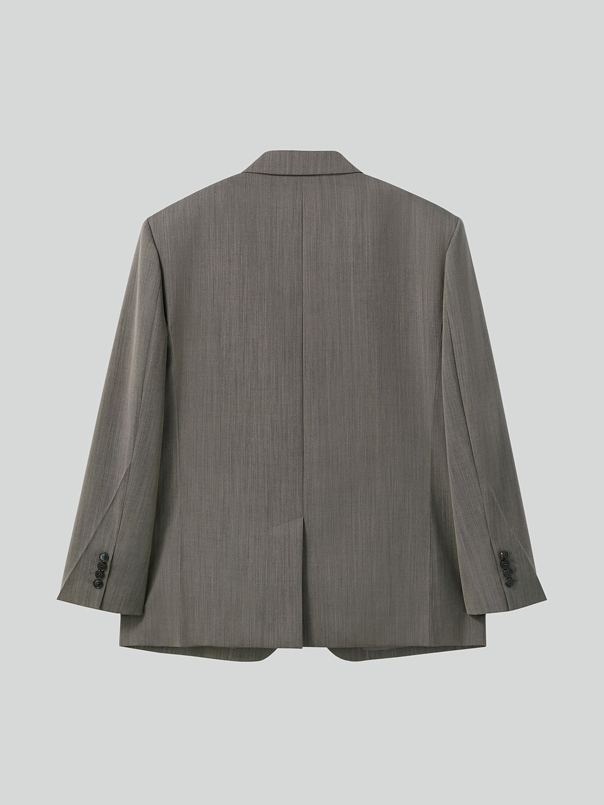 Classic Single Suit Jacket (Sepia)