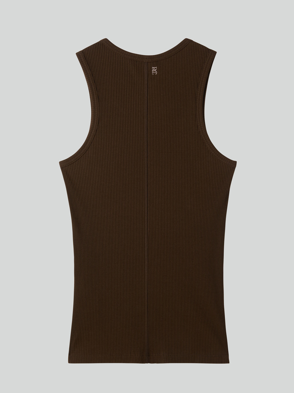 Ribbed Tank Top (Khaki Brown)