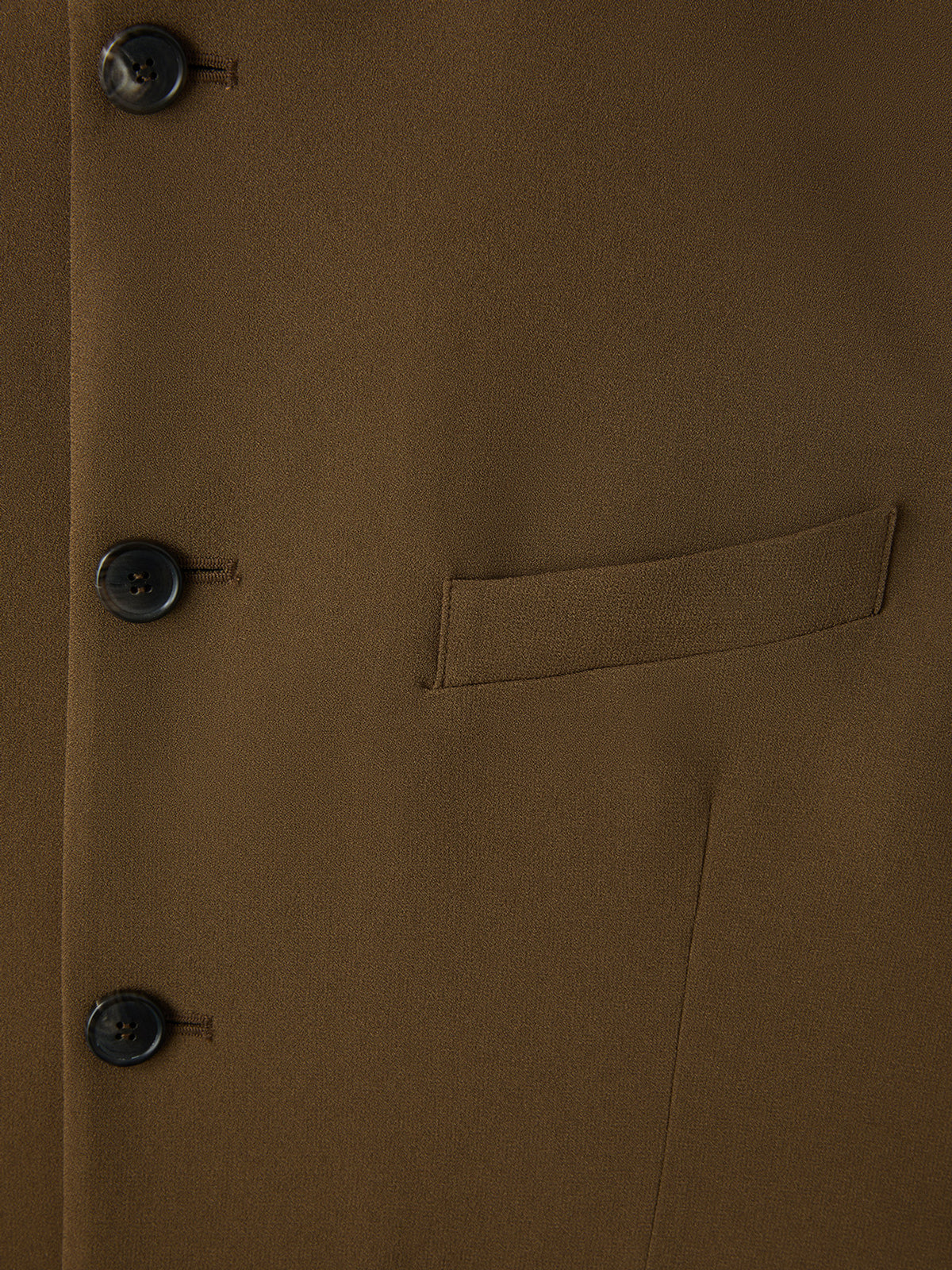 Strap Detail Suit Vest (Ochre)