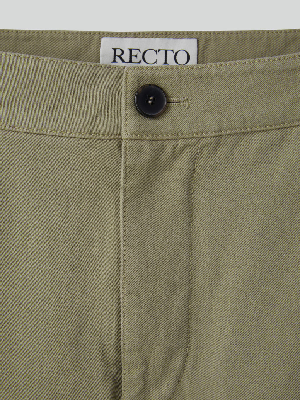 Waist Belt Detail Cotton Pants (Light Khaki)