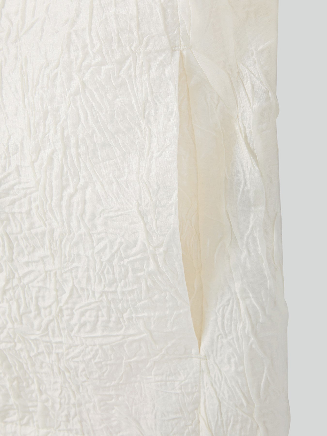 Wrinkled Lounge Shirt (Bean Ivory)