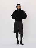 Reversible Fur Jumper (Black)