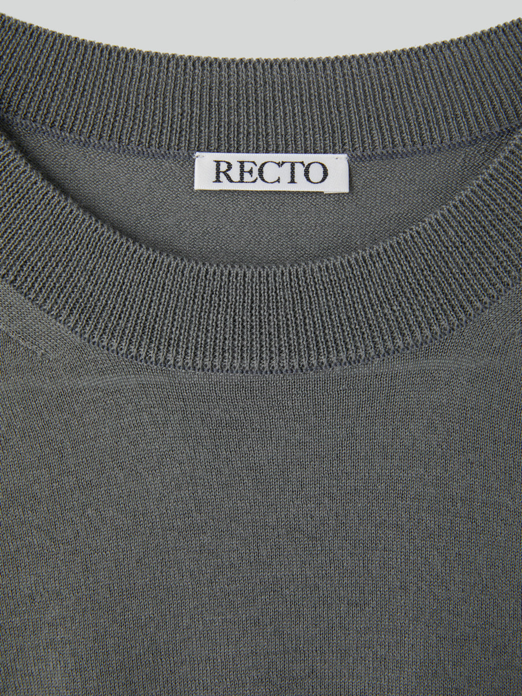 Silk-Cashmere Knit Top Men (Midnight Grey)