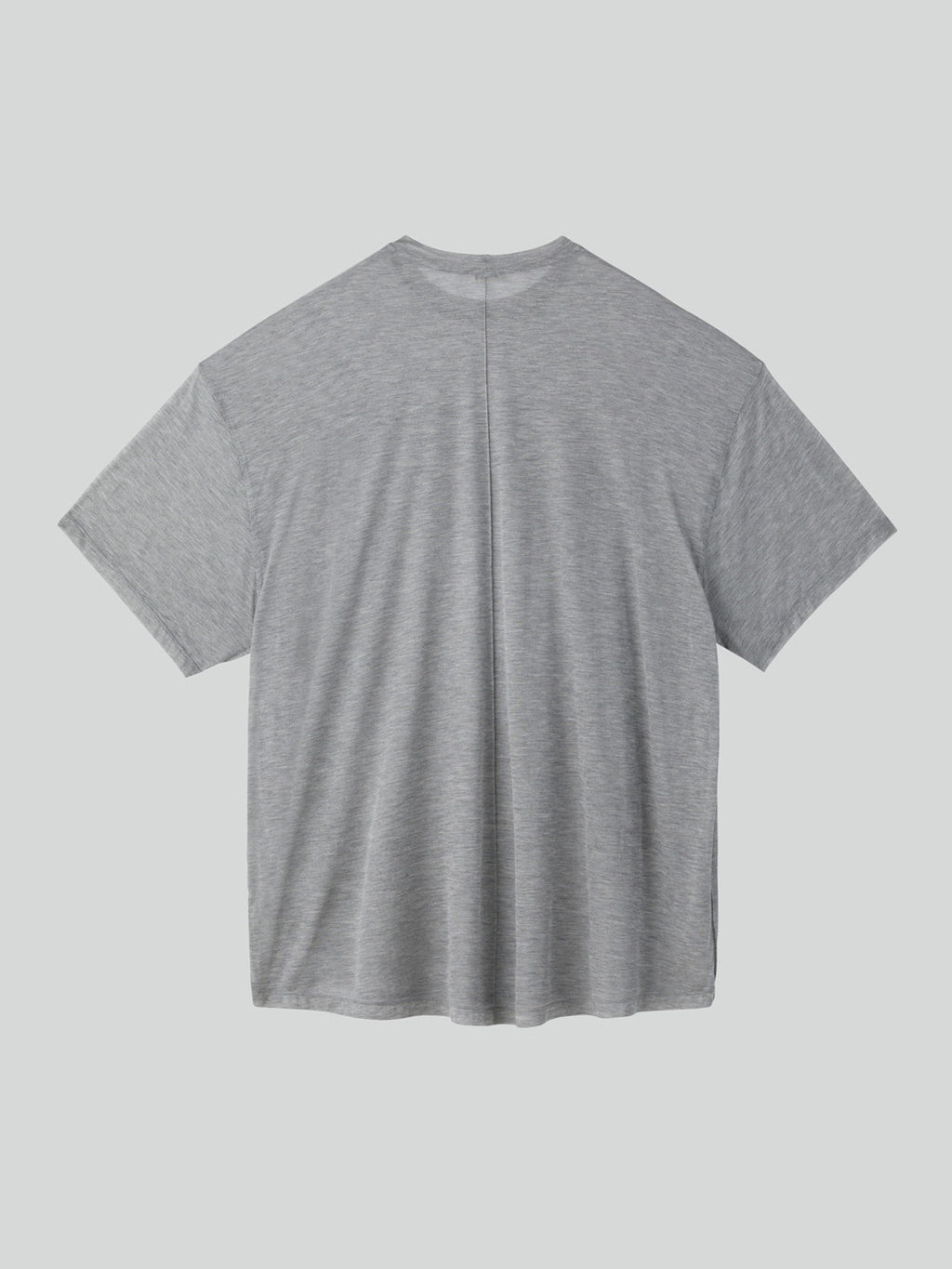 Oversized Sheer T-Shirt (Melange Grey)