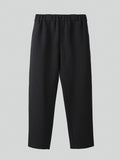 Wide Banding Loose Fit Sweatpants (Black)