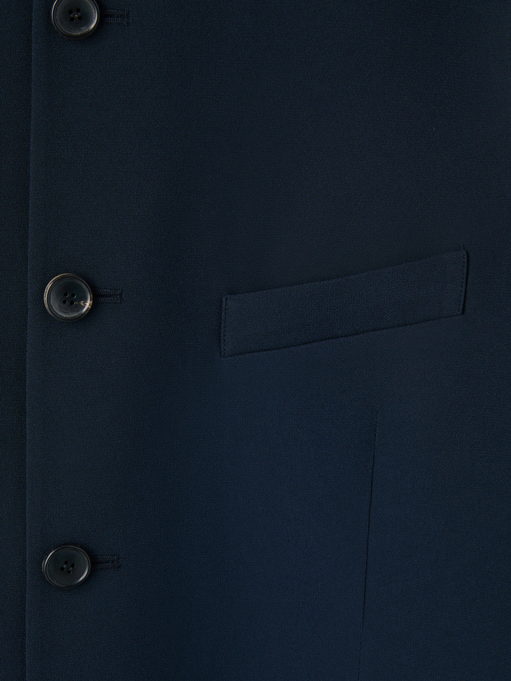 Strap Detail Suit Vest (Dark Navy)