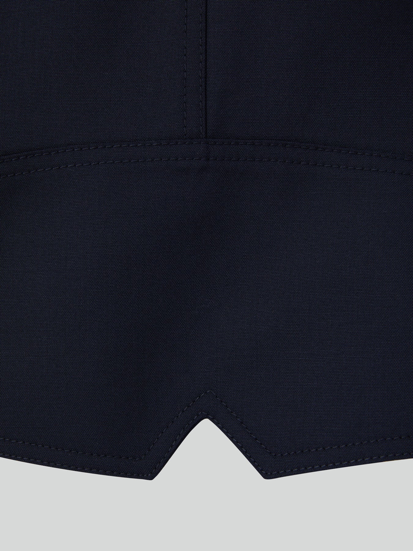 Double Breasted Short Jumper (Dark Navy)