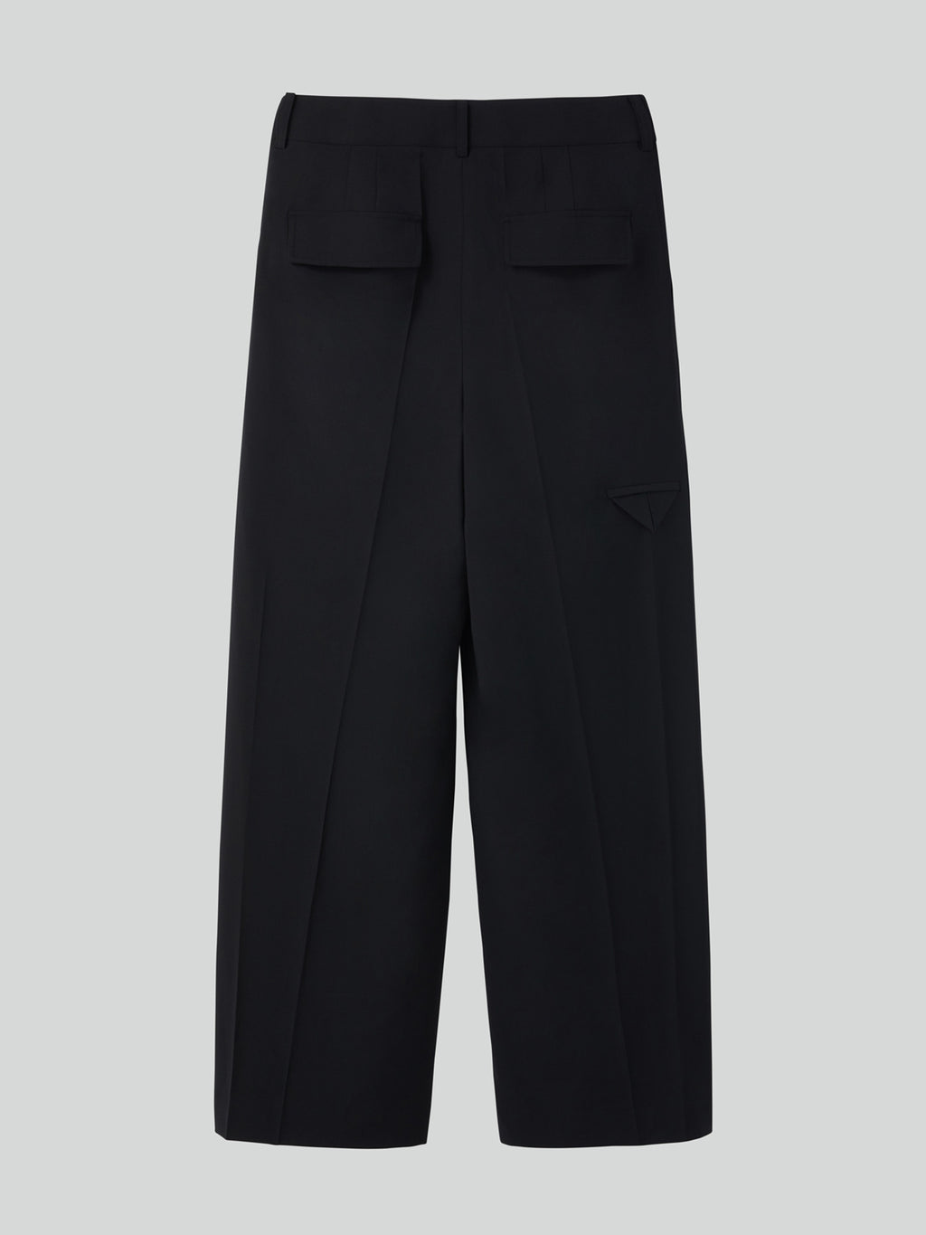 Banding Waist Wide Pants (Black)