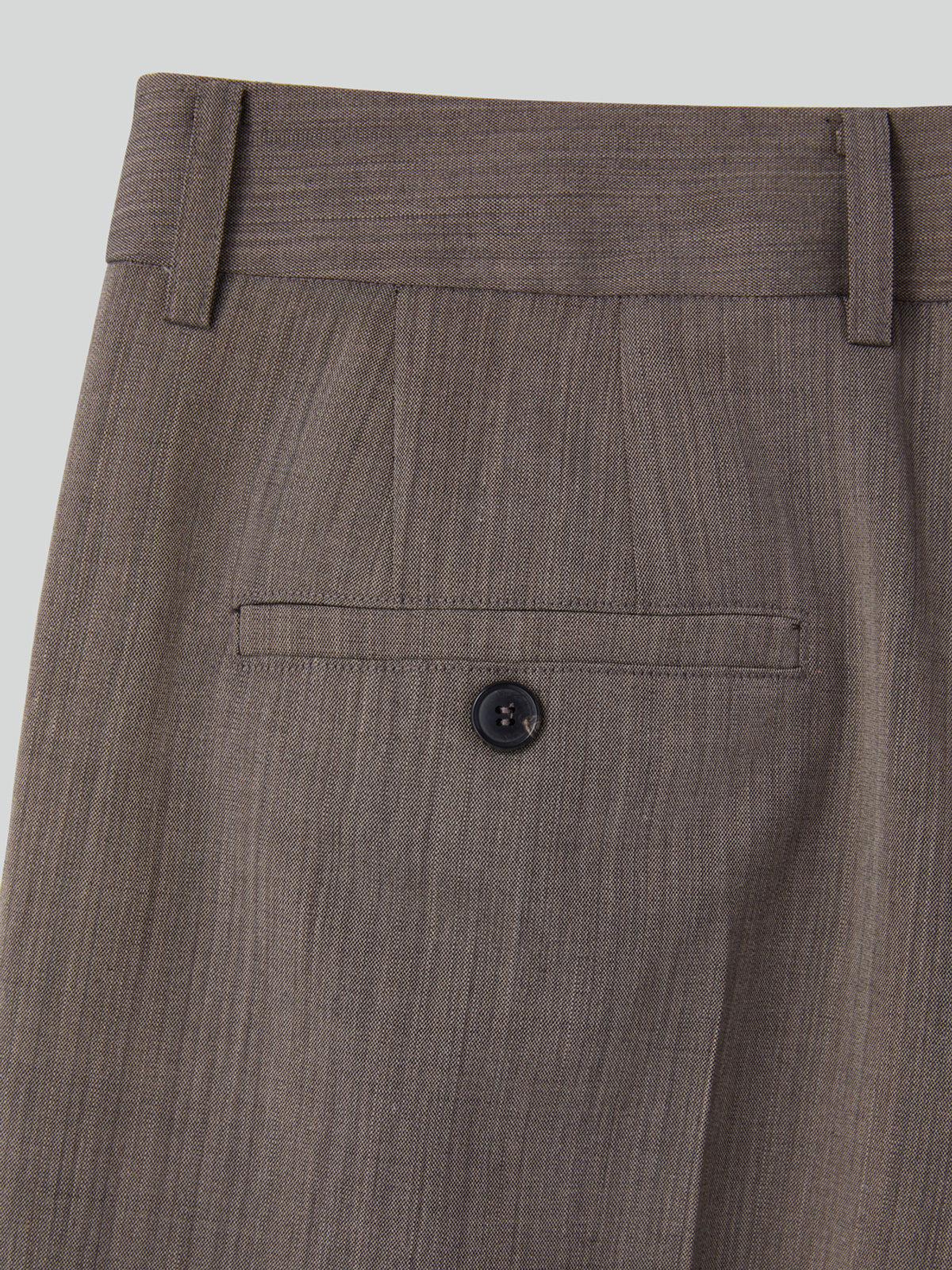 Wide Fit Suit Pants (Sepia)