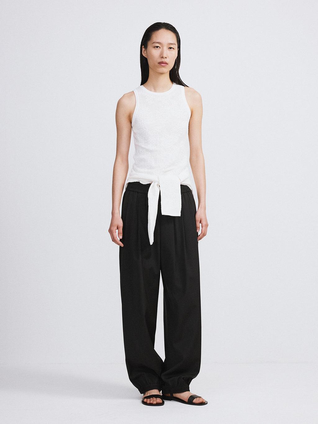 Banding Jogger Suit Pants (Black)