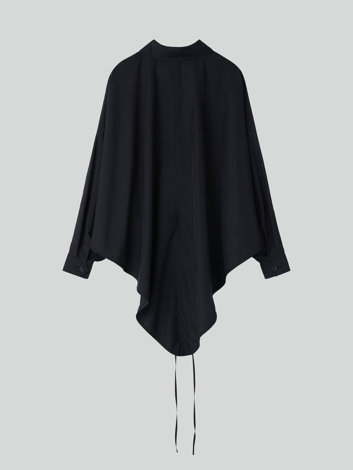 Oversized Cape Jumper (Black)