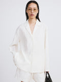 Wrinkled Lounge Shirt (Bean Ivory)