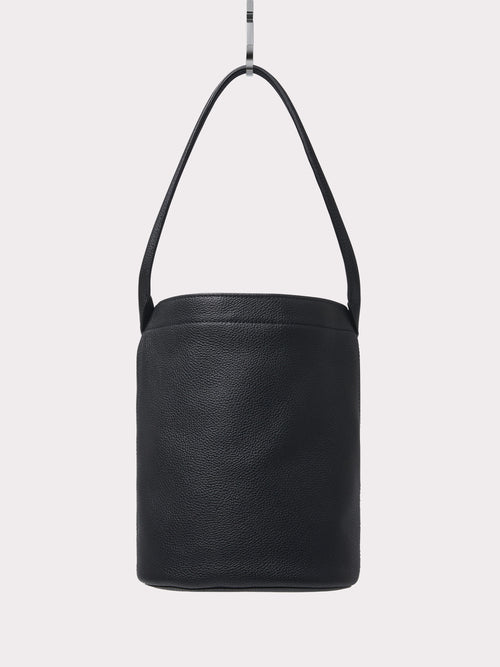 21 Leather Bucket Bag Small (Black)