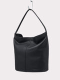 21 Leather Bucket Bag Large (Black)