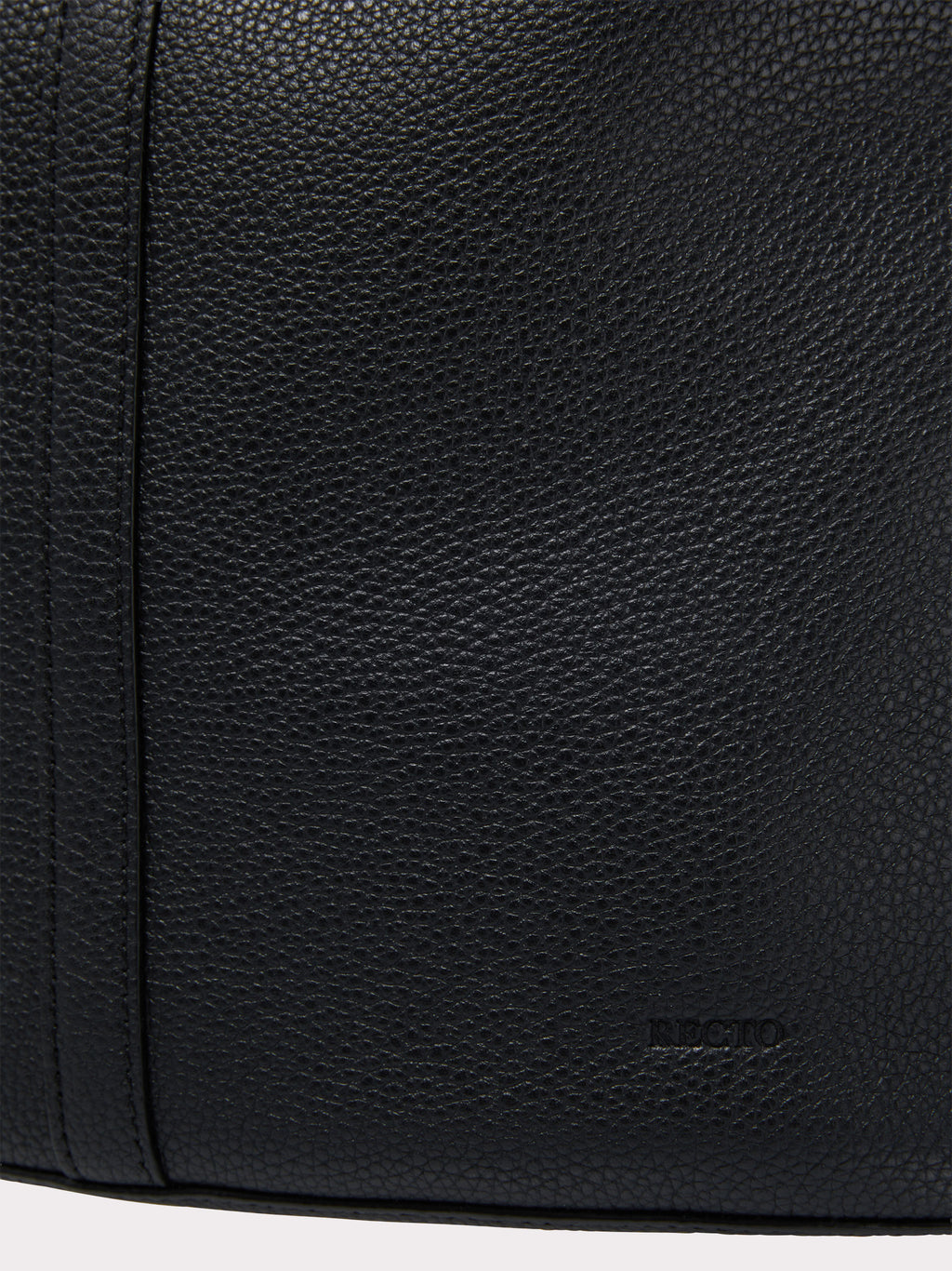 21 Leather Bucket Bag Large (Black)