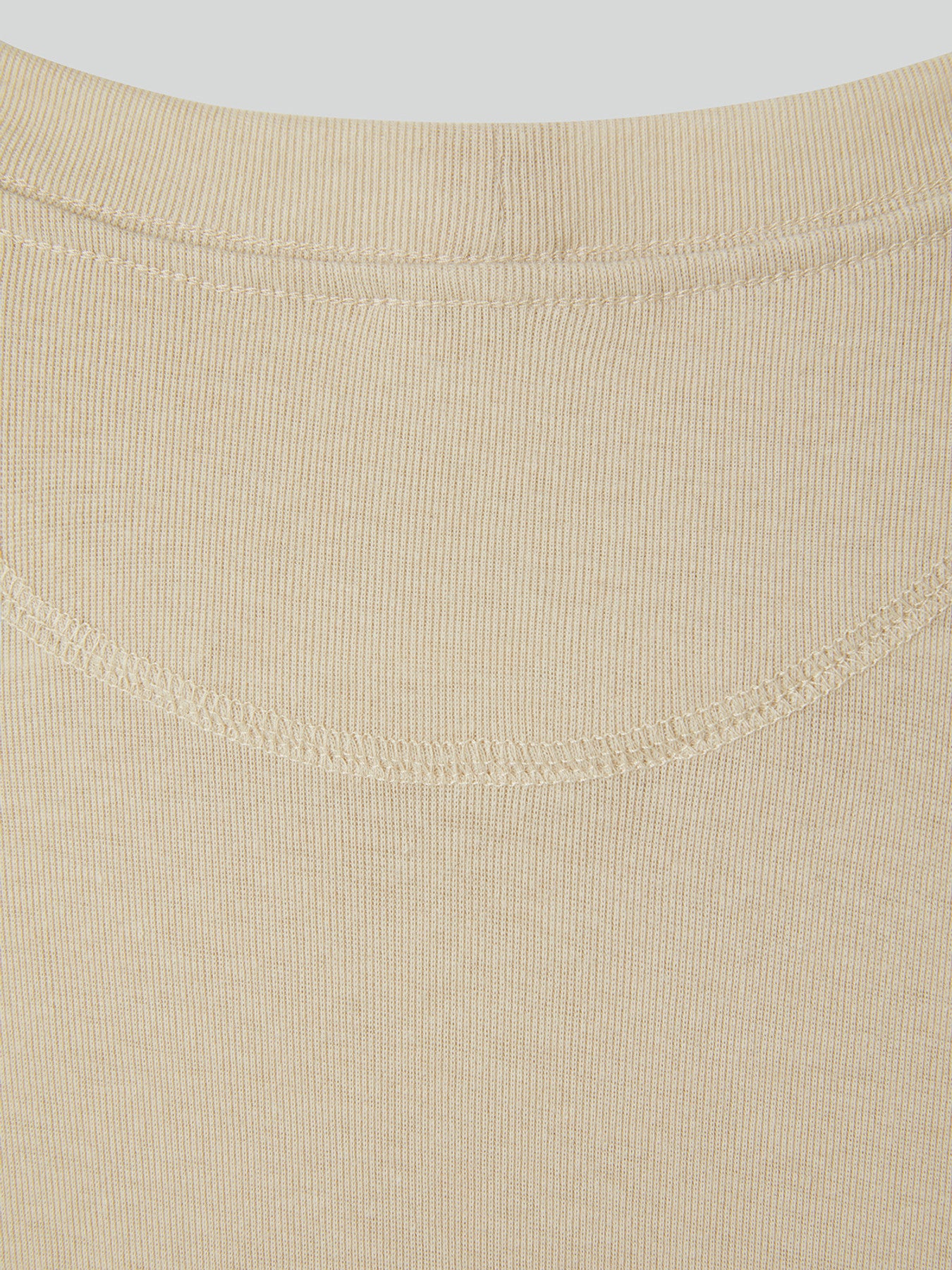 Wool Blend Loose Top (Light Beige)