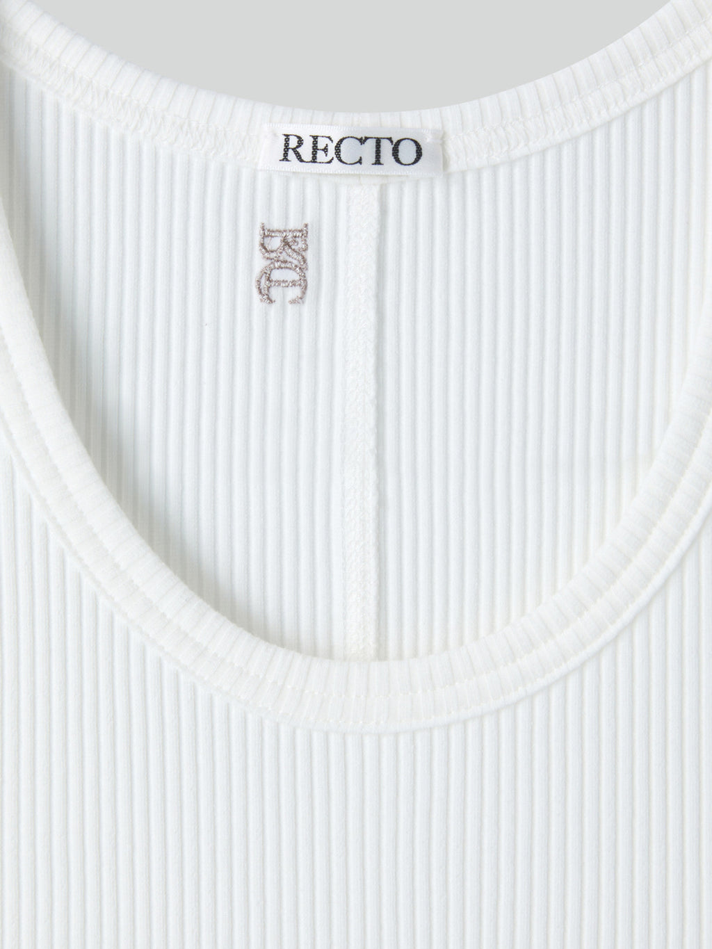 Ribbed Tank Top (Off White)