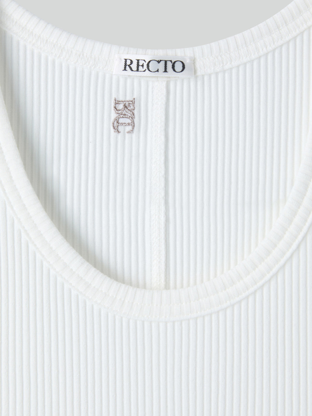 Ribbed Tank Top (Off White)