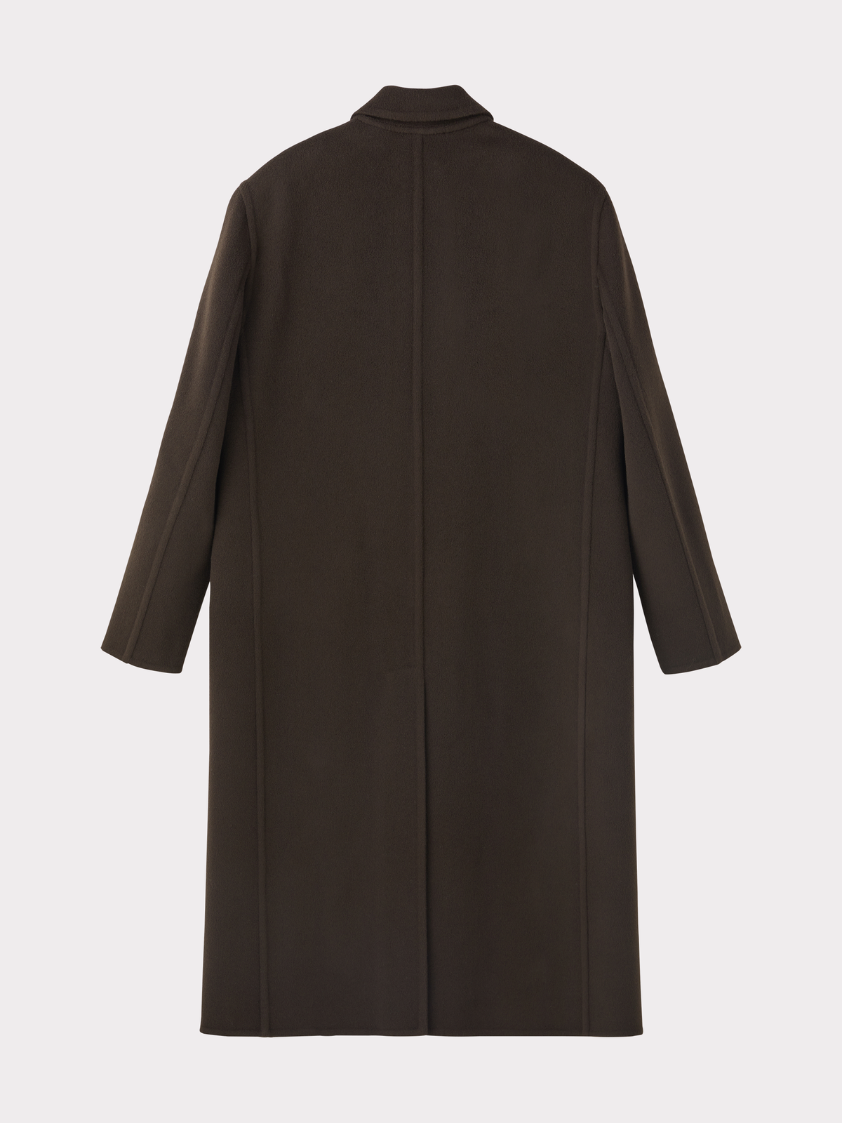 Double Breasted Handmade Coat (Dark Chocolate)