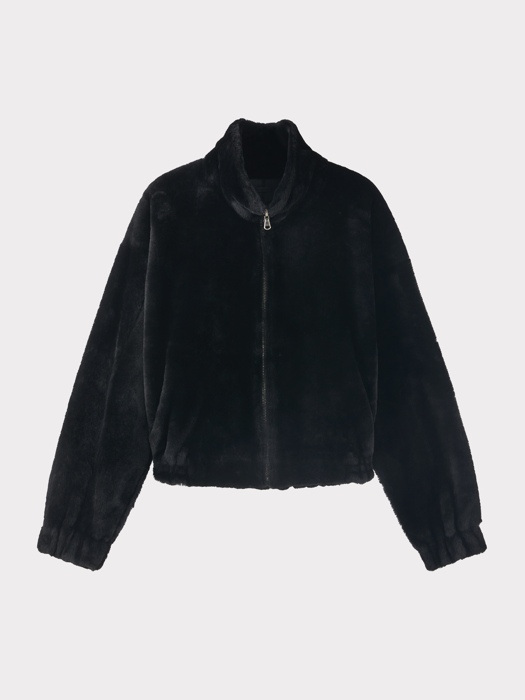 Reversible Fur Jumper (Black)