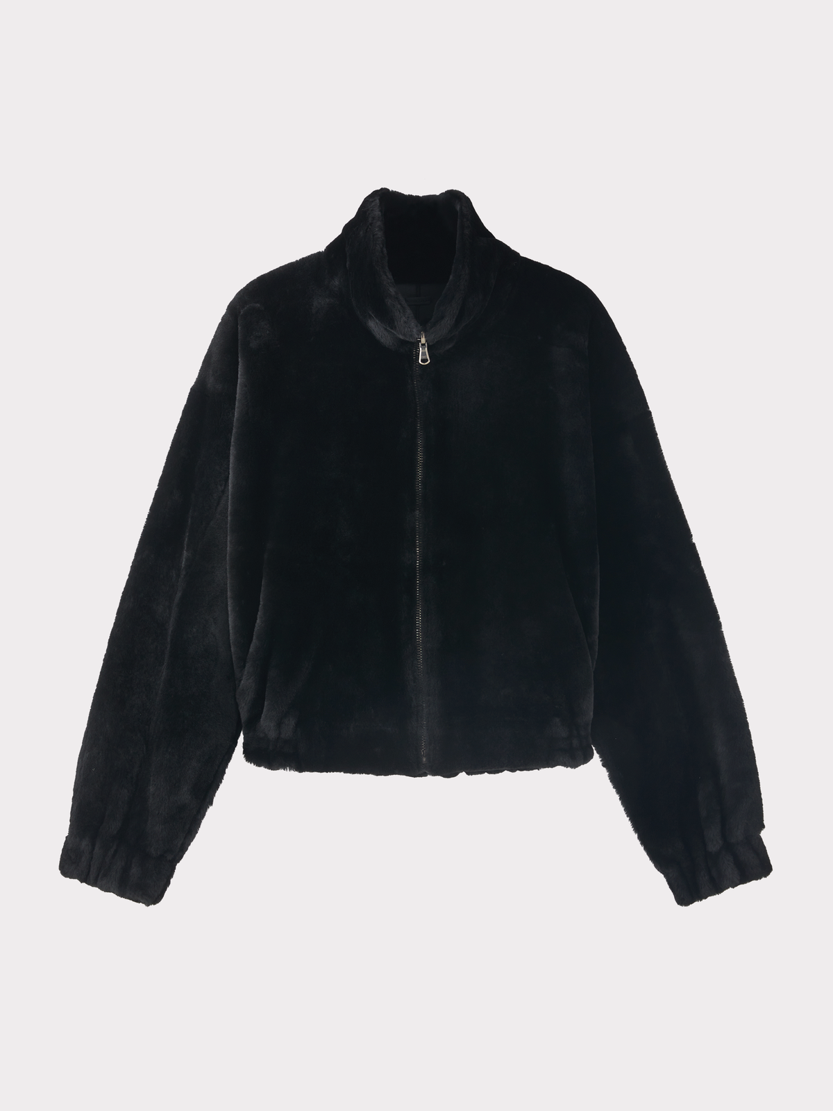 Reversible Fur Jumper (Black)
