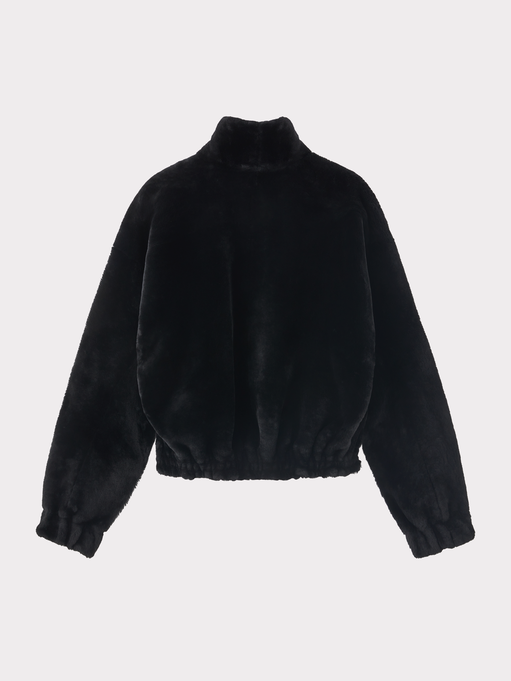 Reversible Fur Jumper (Black)