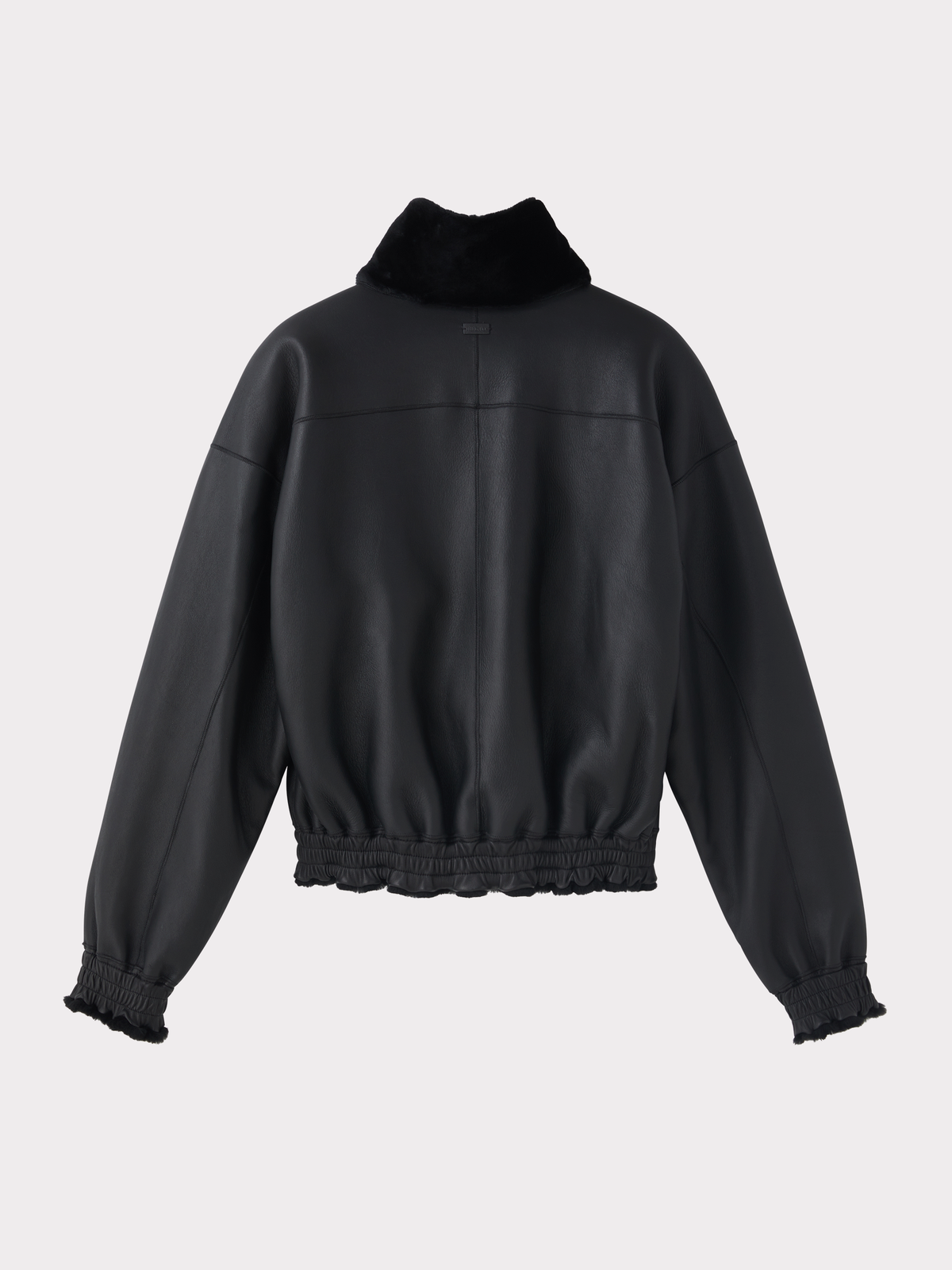 Reversible Fur Jumper (Black)