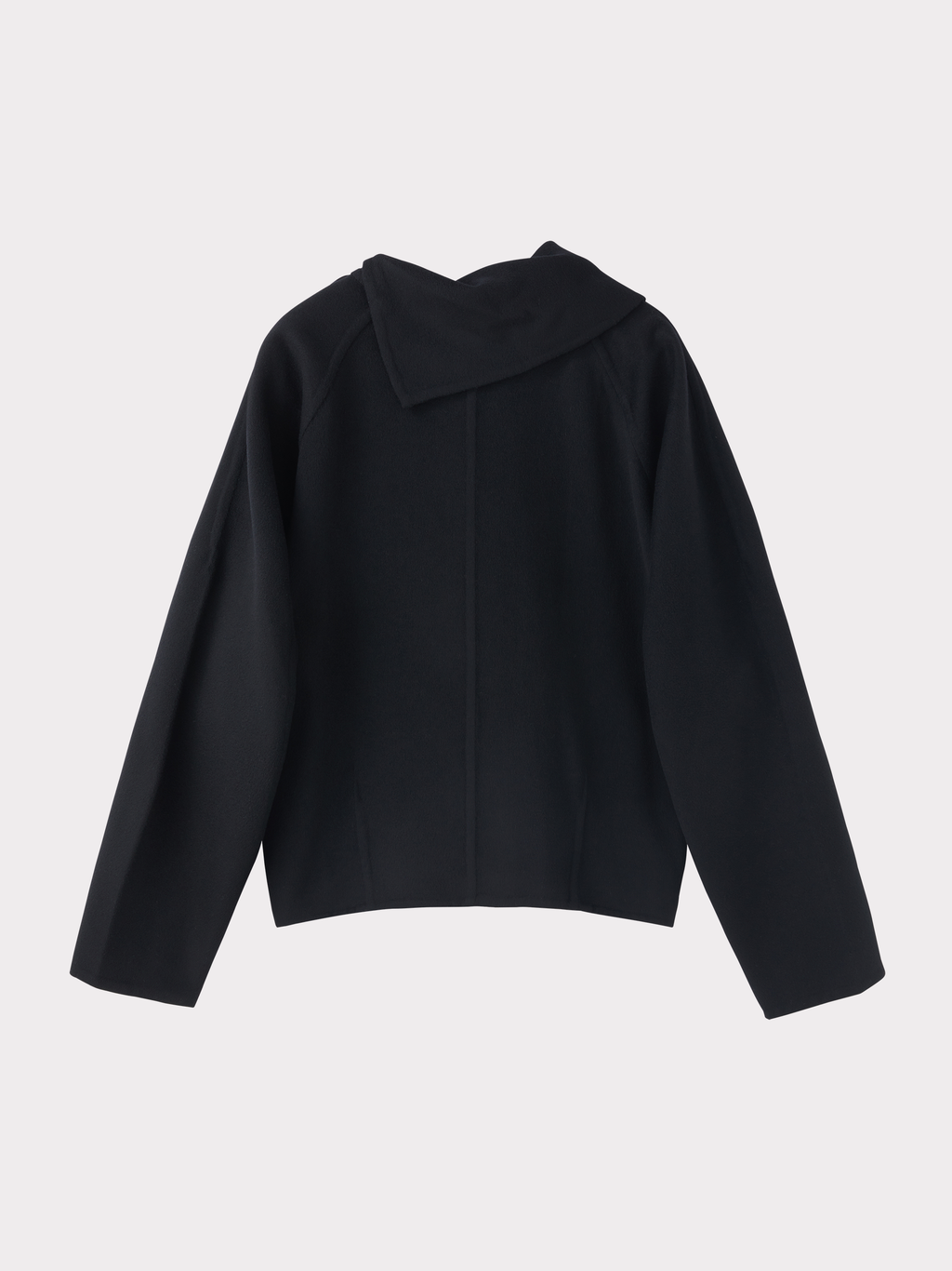 Handmade High Neck Muffler Set Top (Black)