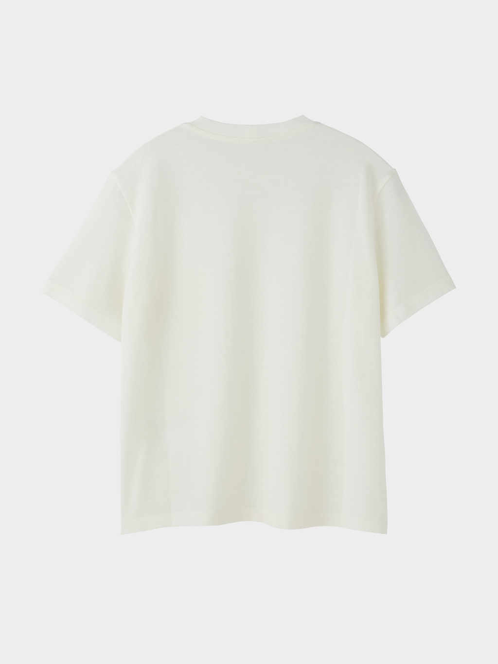 Wool Blend Pocket Top (Off White)