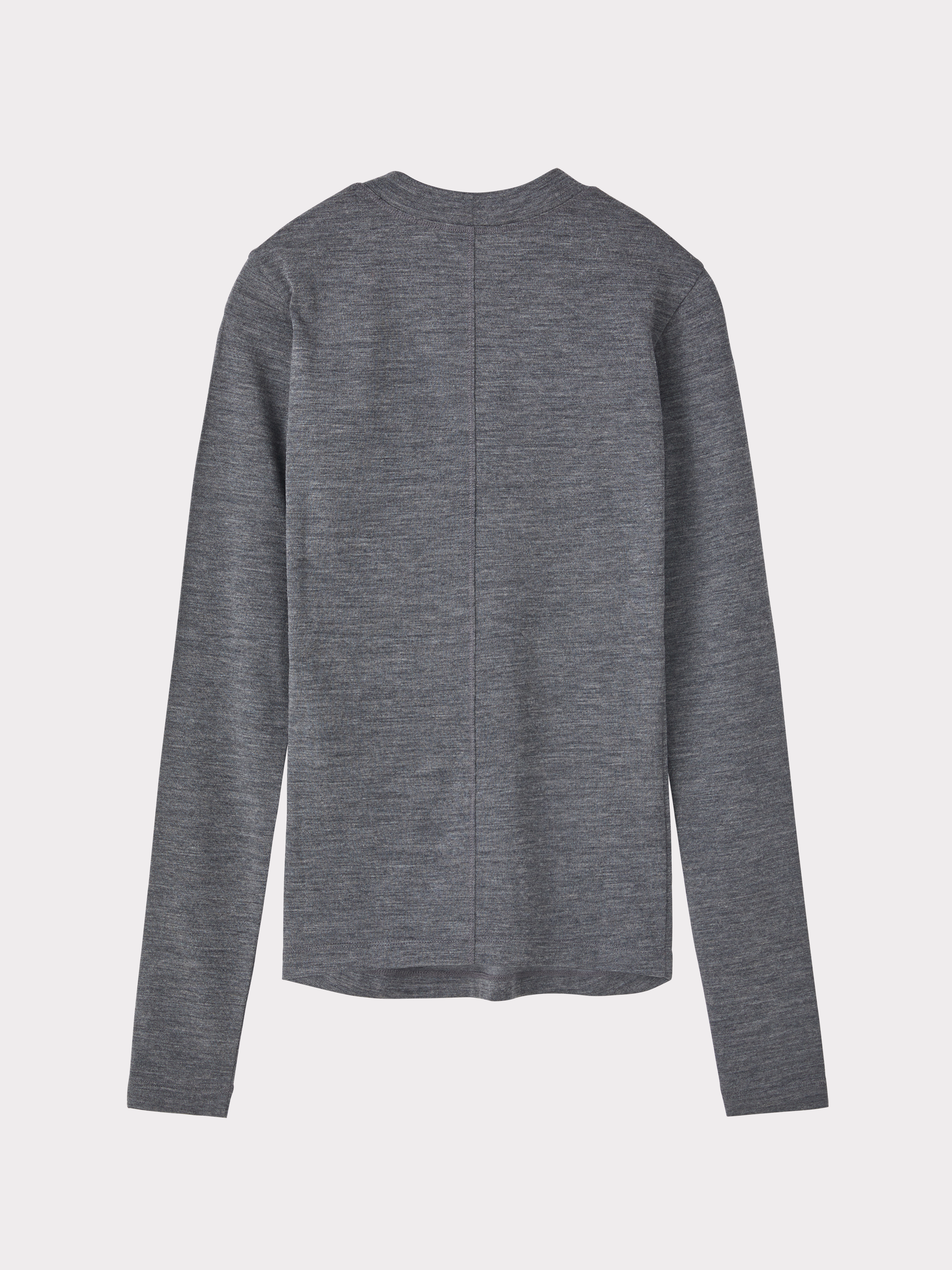 Slim Fit Jersey Top (Charcoal Grey)