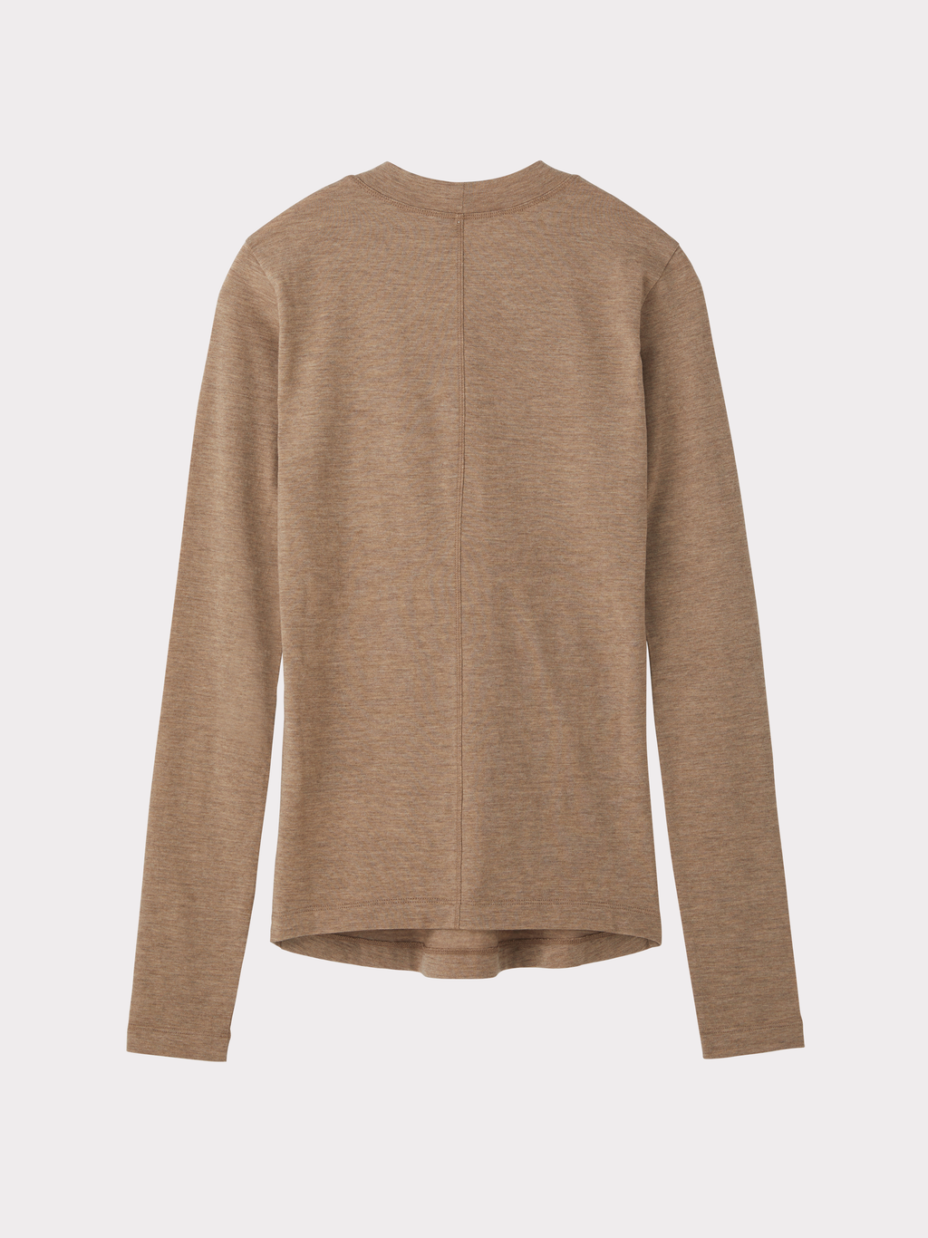 Slim Fit Jersey Top (Sepia Beige)