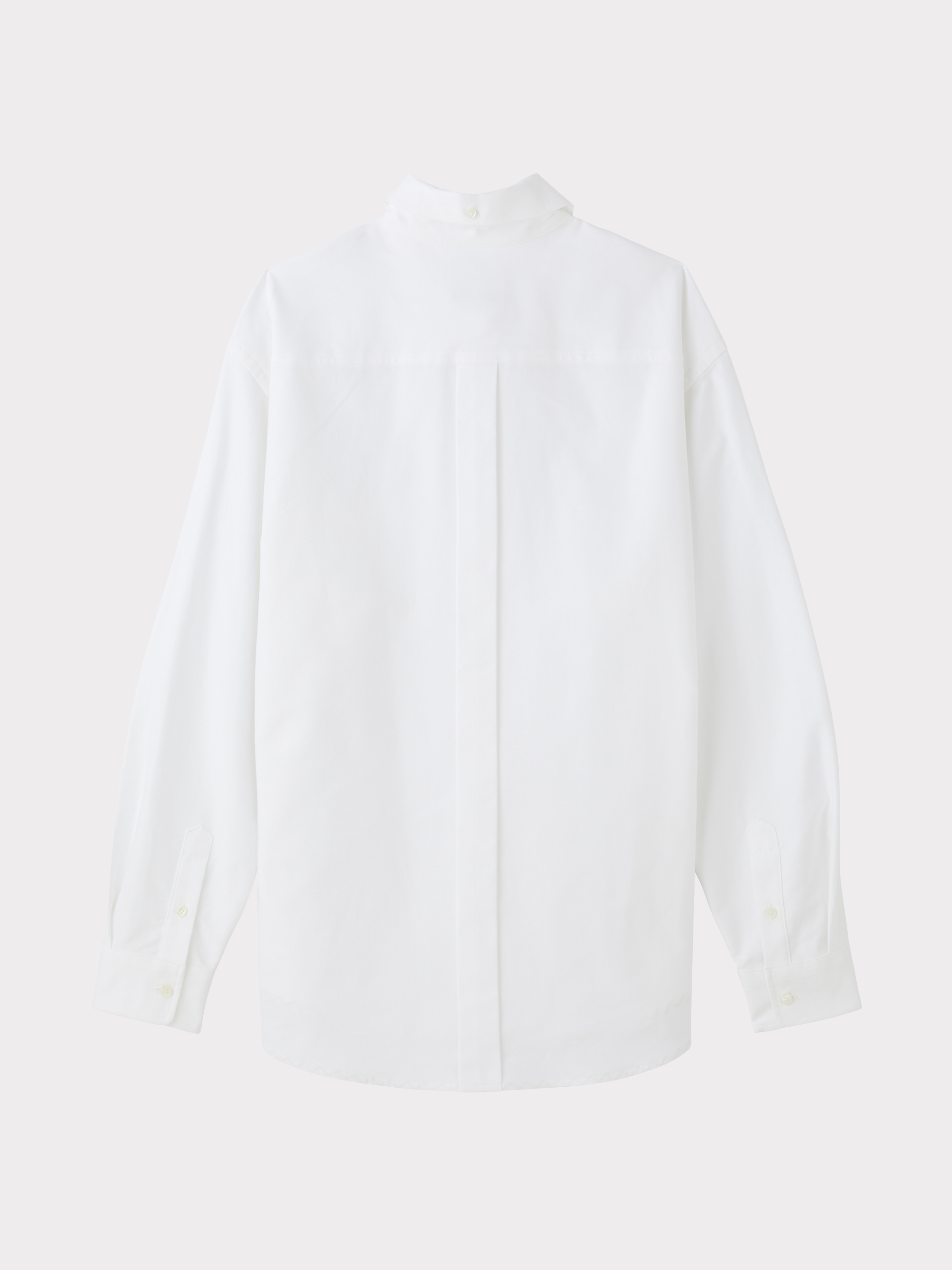 Volume Sleeve Oxford Shirt (Off White)