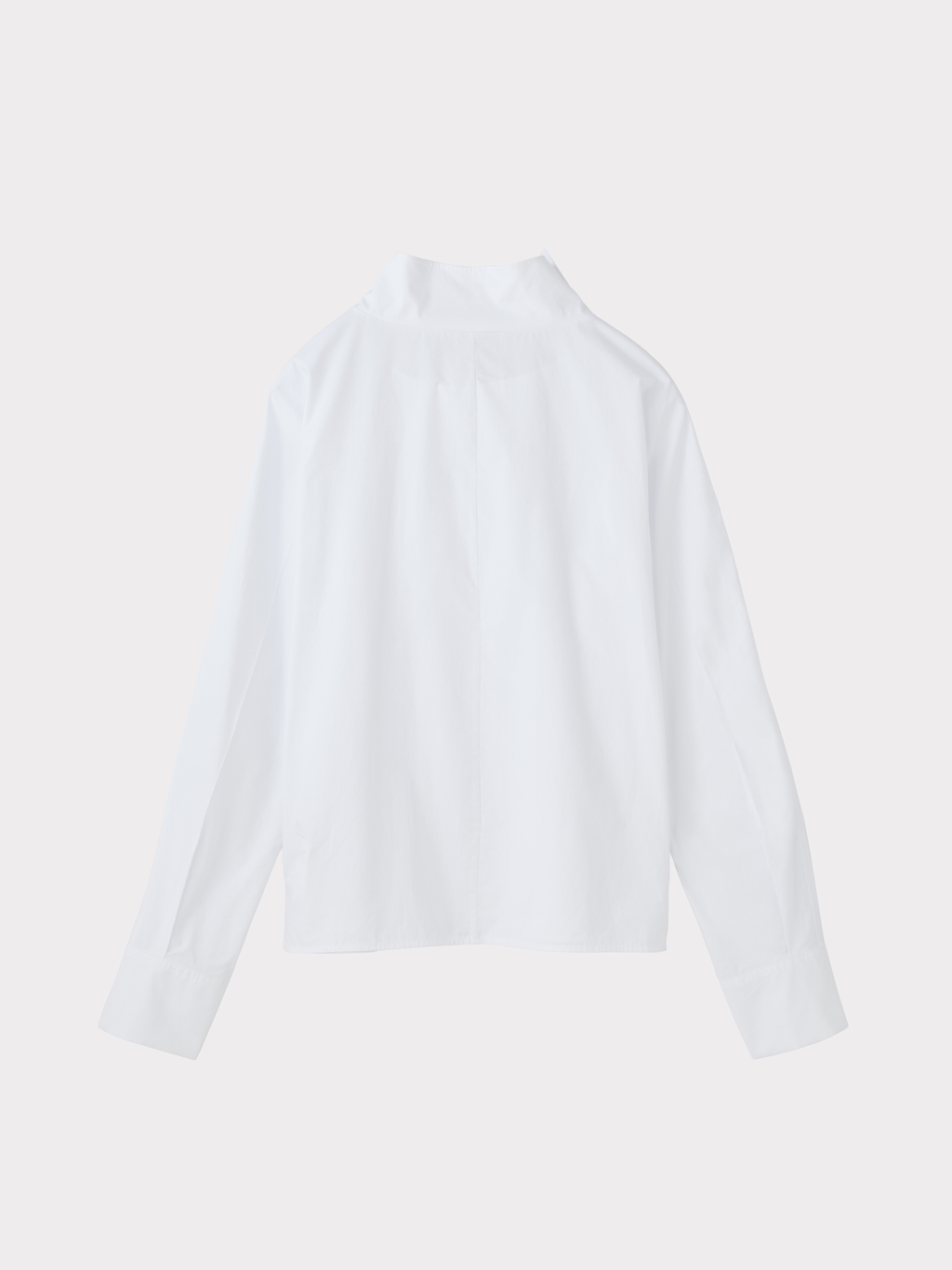 High Neck Cotton Top (White)