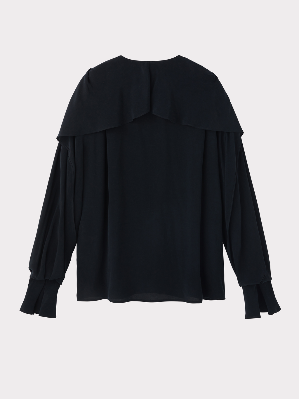 Ruffled Wing Blouse (Black)