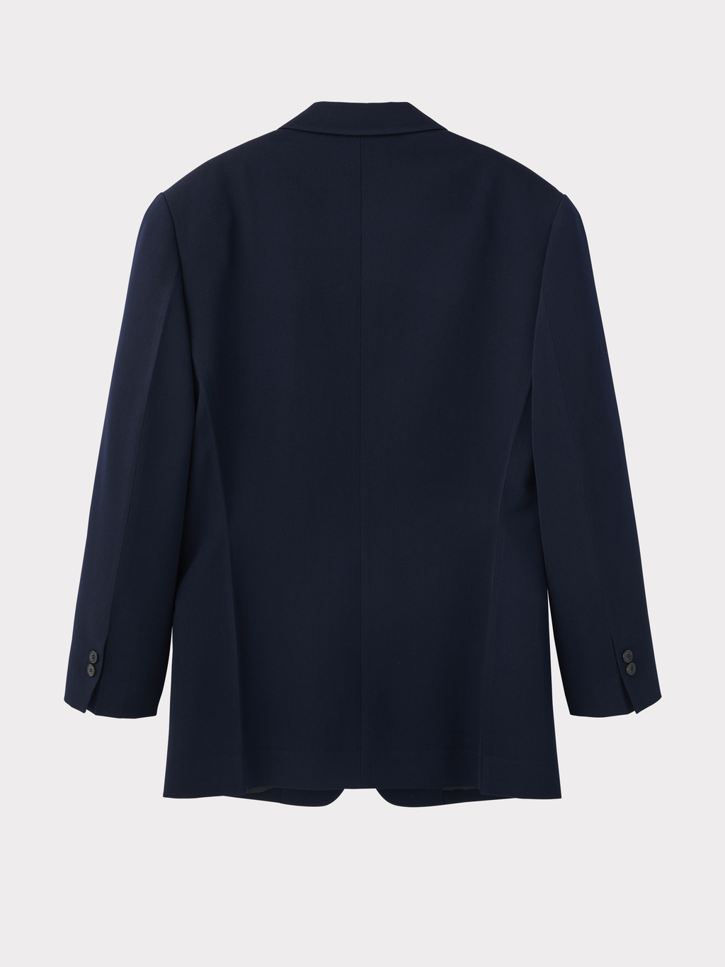 Oversized Single Suit Jacket (Dark Navy)