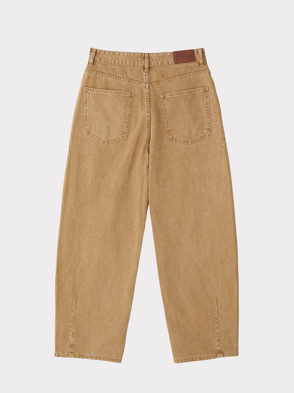 90’s High-Rise Curved Leg Jeans (Beige)