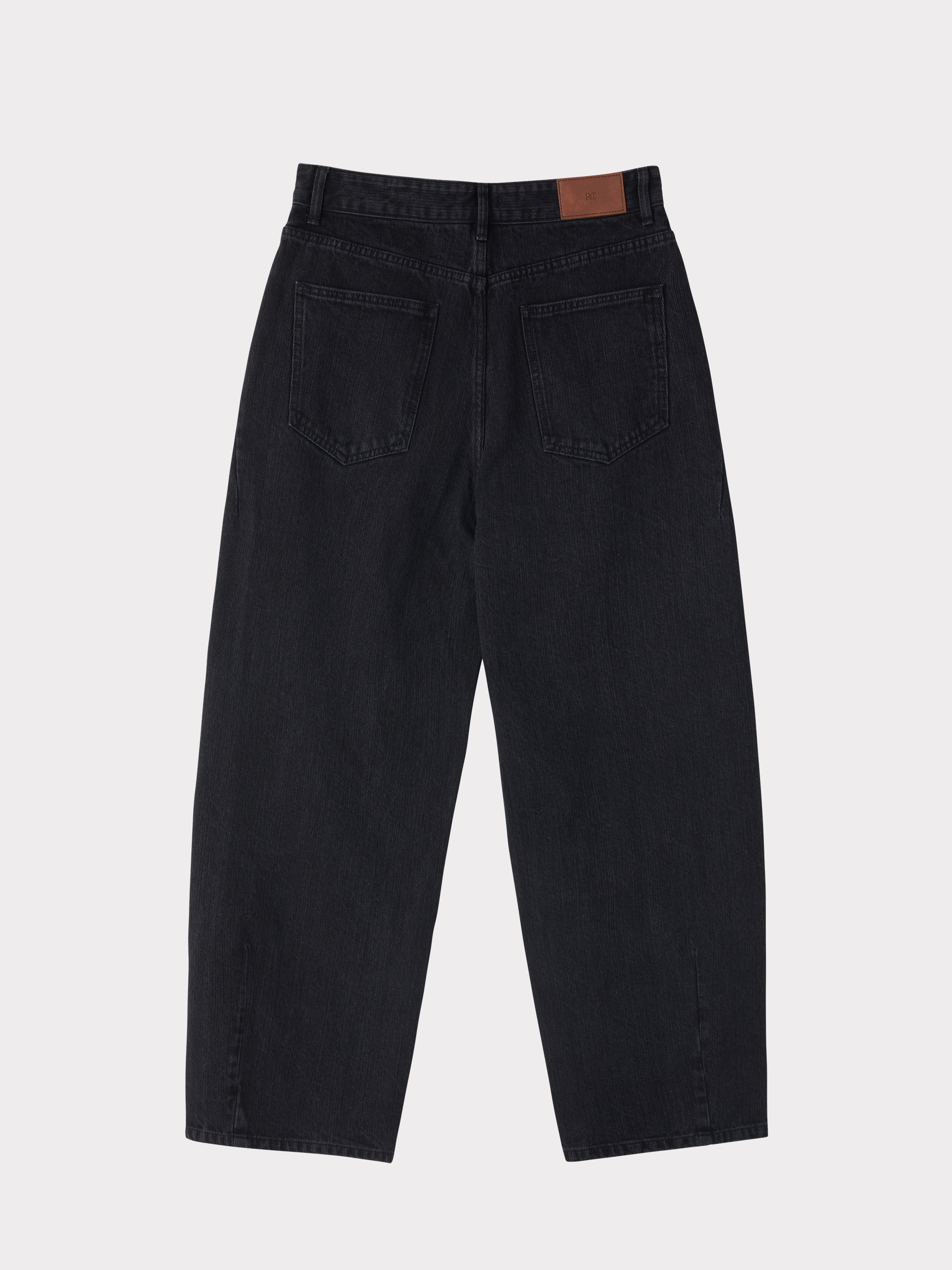 90’s High-Rise Curved Leg Jeans (Black)