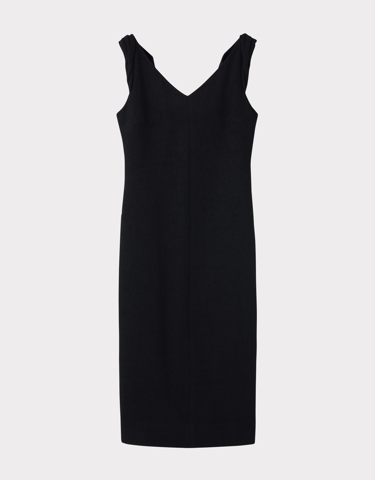 Twist Detail Dress (Black)