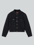 Vincent Denim Trucker Jacket (Black)