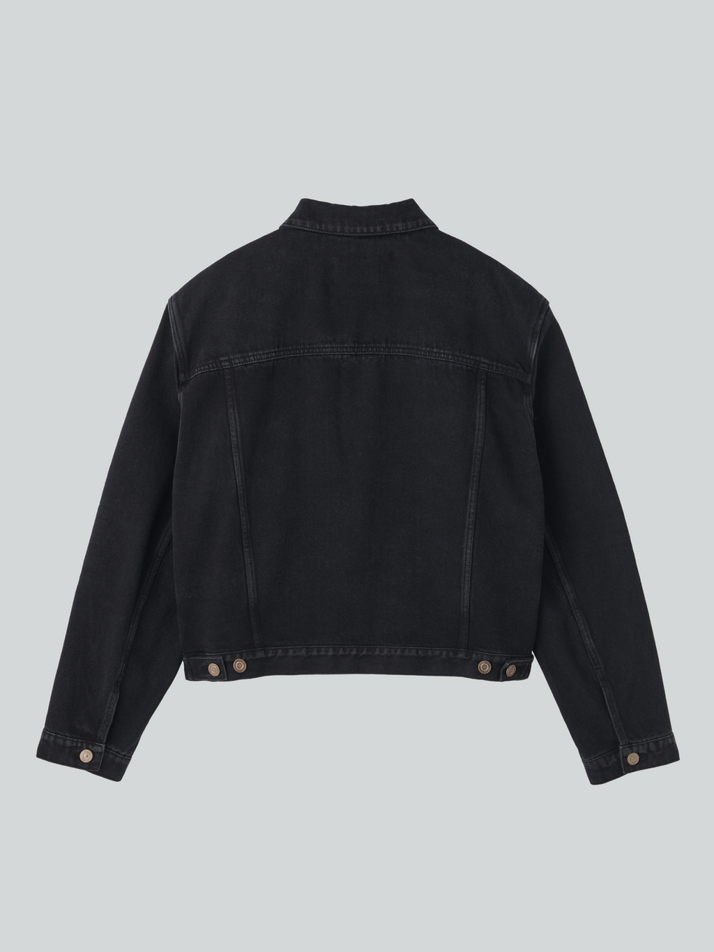 Vincent Denim Trucker Jacket (Black)