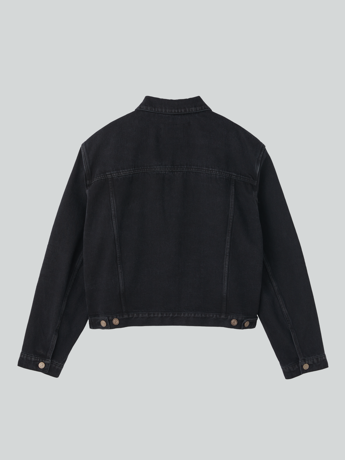 Vincent Denim Trucker Jacket (Black)