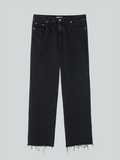 Theo Washed Denim Pants (Black)