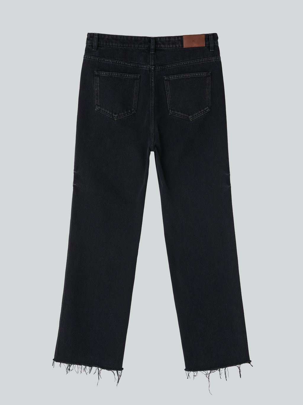 Theo Washed Denim Pants (Black)