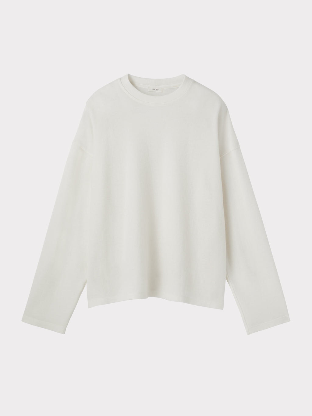 Wool Blend Oversized Top (Ivory)