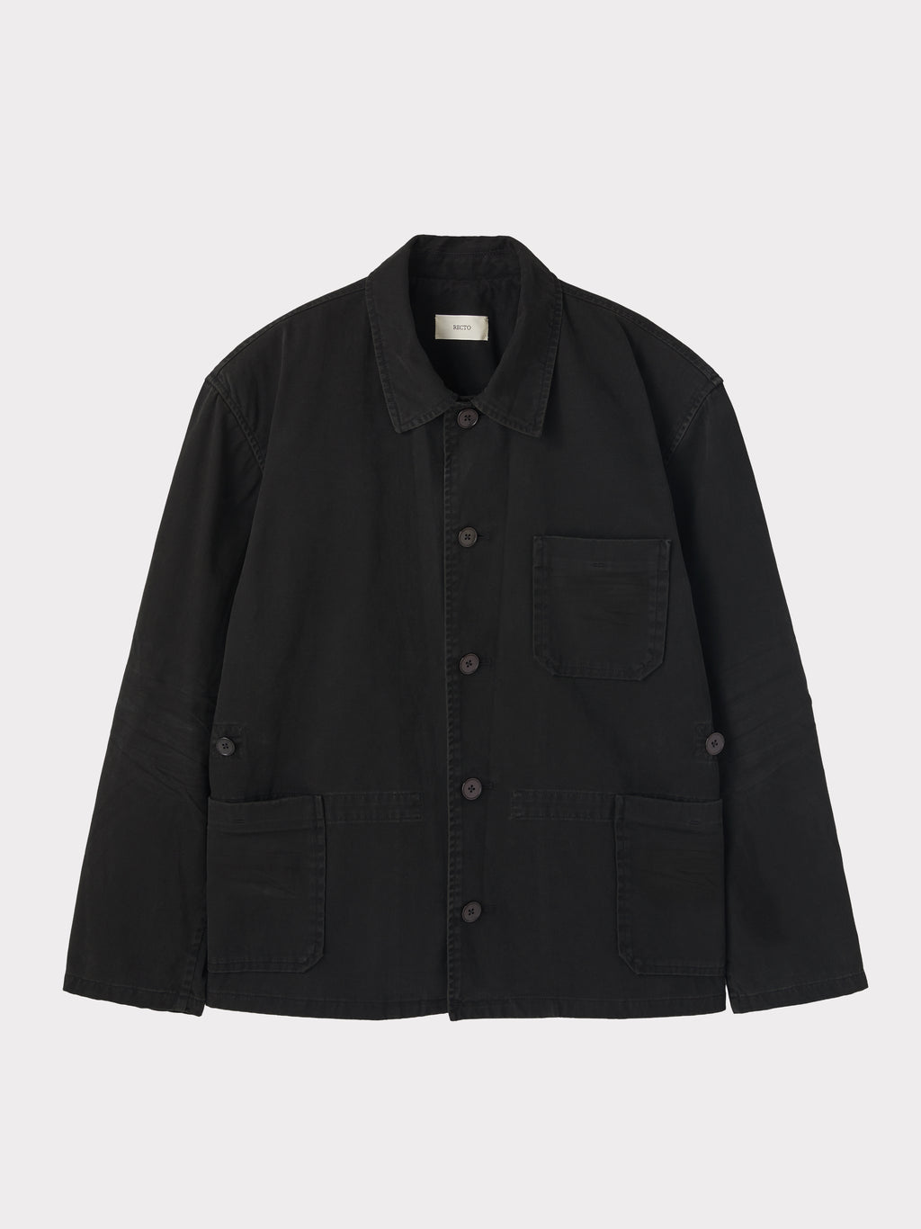 Garment Dyed Work Jacket (Black)