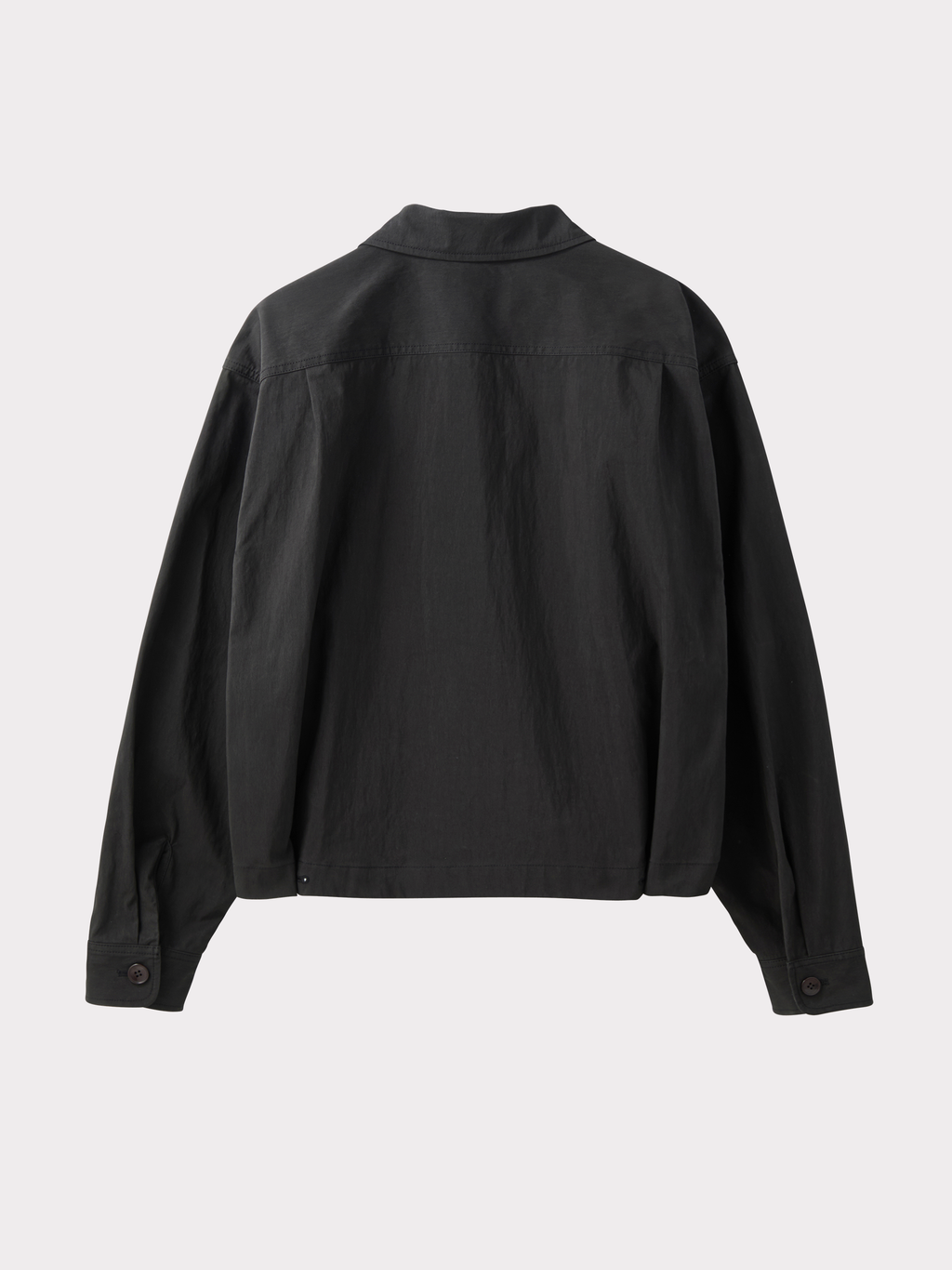 Pocket Detail Crop Jacket (Black)
