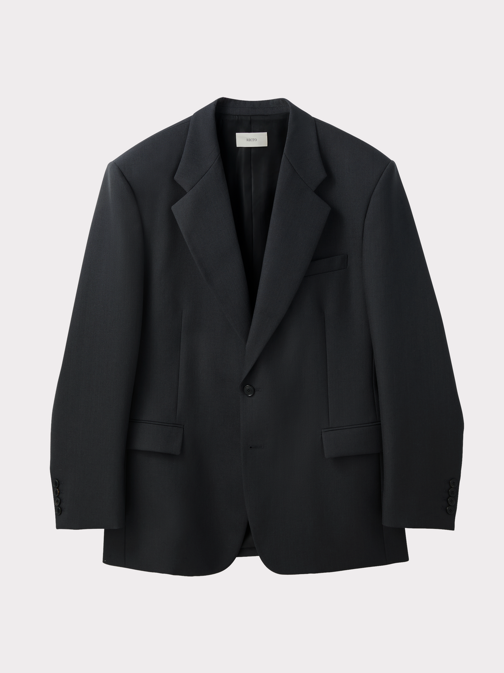Tailored Single Suit Jacket (Charcoal Grey)