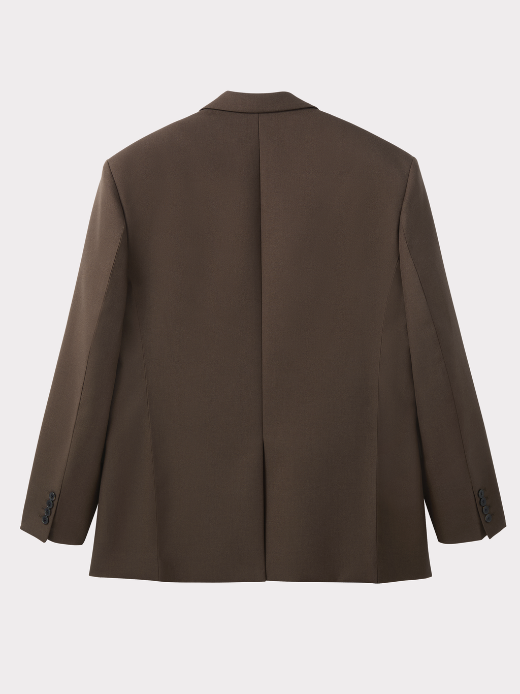 Tailored Single Suit Jacket (Vintage Brown)