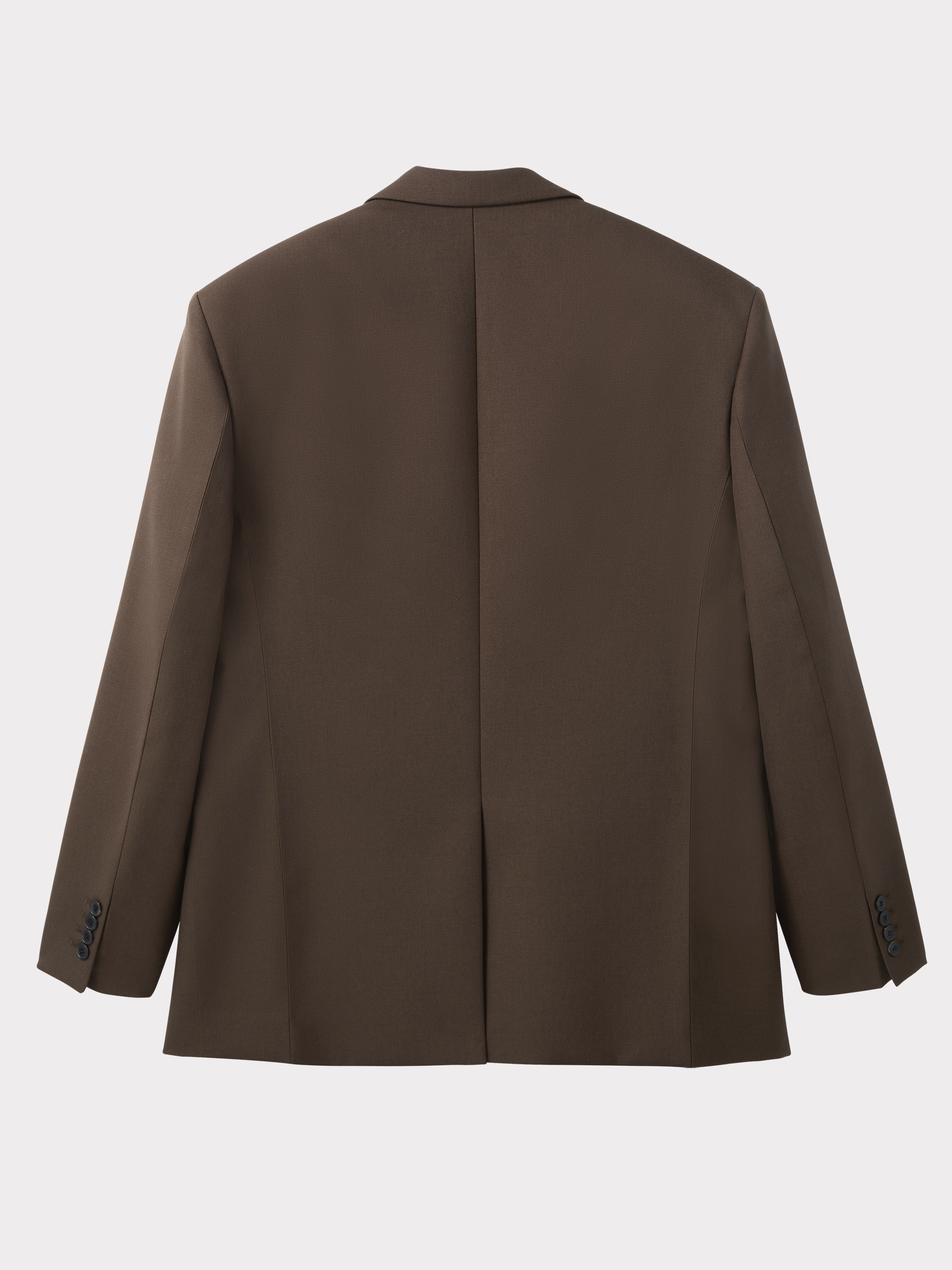 Tailored Single Suit Jacket (Vintage Brown)