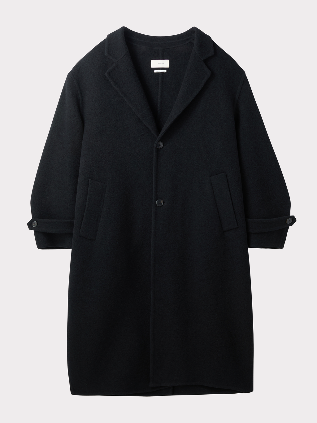 Oversized Maxi Handmade Coat (Black)